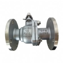 Q41F-16C Stainless steel flange ball valve
