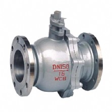 Q41F-16C Carbon steel flanged ball valve